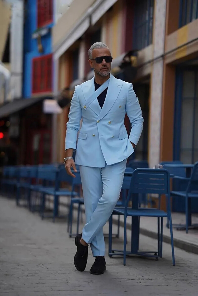 Muška odijela Novo u 2024. Muškarci Puno odijelo Sako sa šiljatim reverom Kompleti za van 2 komada sako + hlače