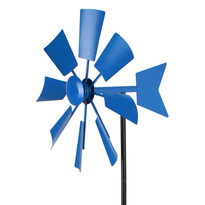 3 krāsu dārza pinwheels dzelzs vējdzirnavas modernas āra dzelzs zāliena vējdzirnavas vējdzirnavas dārza pagalma zāliena dekorācijas