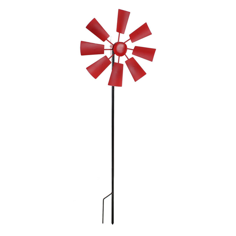 3 boje Vrtne vjetrenjače Željezna vjetrenjača Moderna vanjska željezna vjetrenjača Vjetrenjača Vjetrenjača Ukrasi travnjaka za dvorište