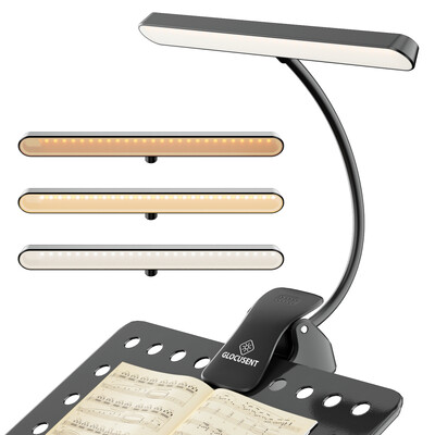 NV 57 LED Super Bright Suport de muzică Lumină pentru îngrijirea ochilor Lumină pentru pian cu clipsă USB-C Lampă pentru pian, reîncărcabilă, reglabilă