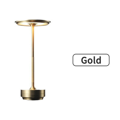 Egyszerű C típusú töltő LED asztali lámpa 3 színű érintőkapcsolóval szabályozható retro asztali lámpa Hálószoba Étterem Bár Klub dekor lámpa