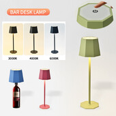 Stolne svjetiljke 3-bojne zatamnjene na dodir Zaštita za oči LED noćno svjetlo USB punjenje/priključivanje Lampe za učenje Pomoćni stolić Barska svjetla