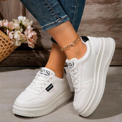 2024-es új női cipők fűzős női vulkanizáló cipők őszi szabadtéri sétacipők női lapos sarkú, szivacsalsó cipők, női