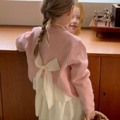 Pleteni kardigan za djevojčice jesen i zima 2023., nova zapadnjačka korejska verzija, ženski džemper za bebe, jakna, dječji gornji džemper