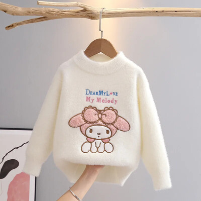Pulover od kašmira za malu djecu Zimska plišana topla visokokvalitetna odjeća za malu djecu 3-10 godina Dječji pulover iz crtića za malu djecu