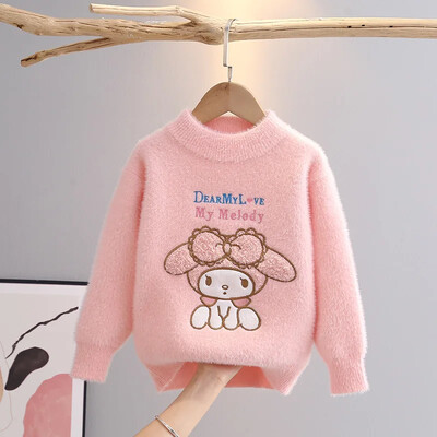Pulover od kašmira za malu djecu Zimska plišana topla visokokvalitetna odjeća za malu djecu 3-10 godina Dječji pulover iz crtića za malu djecu