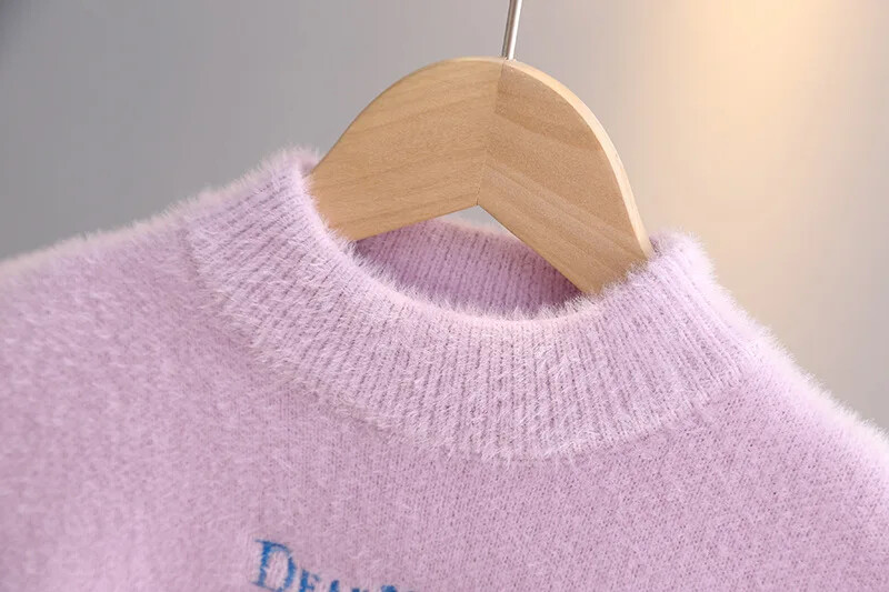 Pulover od kašmira za malu djecu Zimska plišana topla visokokvalitetna odjeća za malu djecu 3-10 godina Dječji pulover iz crtića za malu djecu