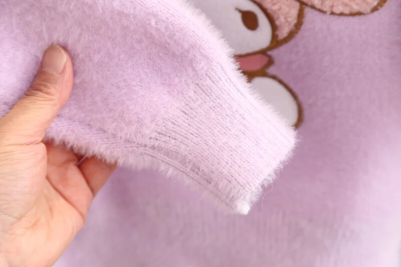 Pulover od kašmira za malu djecu Zimska plišana topla visokokvalitetna odjeća za malu djecu 3-10 godina Dječji pulover iz crtića za malu djecu