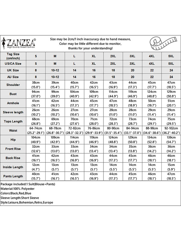 ZANZEA Elegantne majice kratkih rukava s urezanim reverom Gingham kratke hlače Ženske kratke hlače s elastičnim strukom 2 komada Ljetni sako odijelo