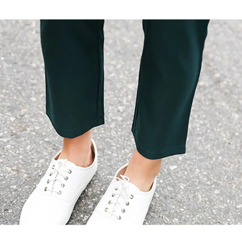 Novo pristiglo žensko odijelo, modno usko poslovno uredsko OL tamnozeleni komplet sakoa, formalni sako + hlače, žensko odijelo