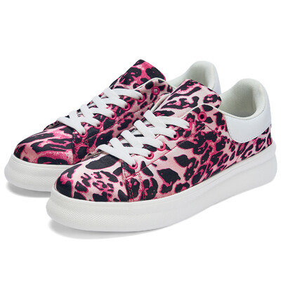 Nove klasične i popularne muške i ženske tenisice na vezanje u boji leoparda, moderne i svestrane platnene cipele za par
