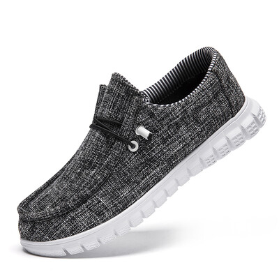 Vasaras audekla apavi vīriešiem Sieviešu klasiskās kurpes Elpojošas un ērtas Slip-On Walking Sneakers Unisex laivu apavi