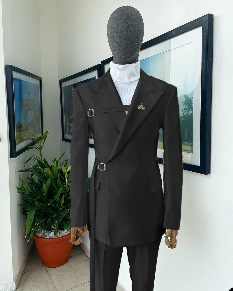 Novo u odijelima i sakoima Vjenčanice Mladoženja Odijelo za muškarce 2024. Kostim Homme Moda Formalni smoking Odjeća Elegantno muško odijelo