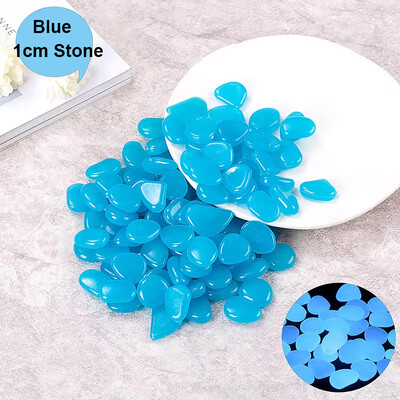 500 DB Izzó szikla macskakövek Kerti burkolat Fényes Táj kavicsok Fluoreszkáló Akvárium Fishbowl Akvárium Globe Stone