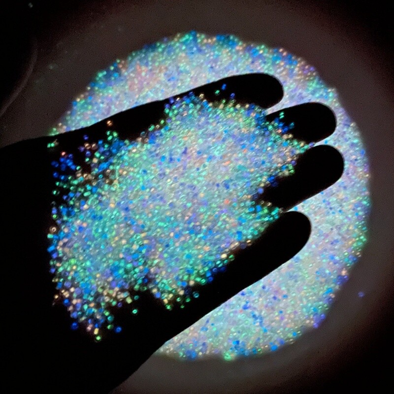 Svjetleći pijesak koji svijetli u tami Kamen Šljunak Vrt Dvorište Vanjska staza Dekoracija travnjaka Akvarij Kućni DIY Dekor 3-5 mm