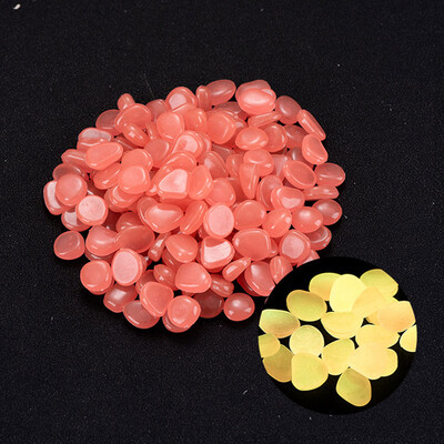 100 komada kamenčića koji svijetle u mraku kamenčića svjetlećeg kamenja akvarij Dekoracija za akvarij kamenje kamenčića za vrt dvorište DIY kamenje