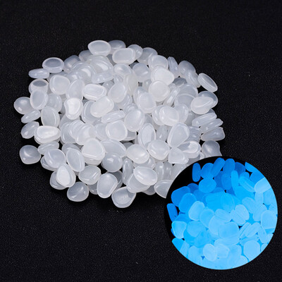 100 komada kamenčića koji svijetle u mraku kamenčića svjetlećeg kamenja akvarij Dekoracija za akvarij kamenje kamenčića za vrt dvorište DIY kamenje