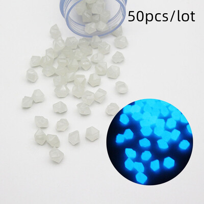 Piatră strălucește în întuneric Pietricele decorative luminoase Pietricele Decorație exterioară Pește Grădina Acvariu Decorare