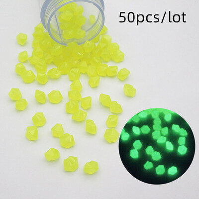 Piatră strălucește în întuneric Pietricele decorative luminoase Pietricele Decorație exterioară Pește Grădina Acvariu Decorare