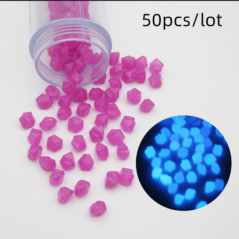 Piatră strălucește în întuneric Pietricele decorative luminoase Pietricele Decorație exterioară Pește Grădina Acvariu Decorare