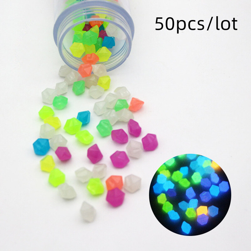 Piatră strălucește în întuneric Pietricele decorative luminoase Pietricele Decorație exterioară Pește Grădina Acvariu Decorare