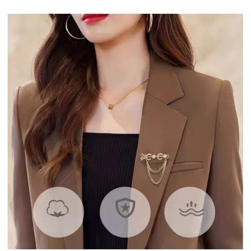 Proljeće Jesen Jednobojna Ženska odjeća dugih rukava s dugmićima Spušteni ovratnik sa zakovicama Džepovi Kardigan Ležerni formalni kaputi Topovi