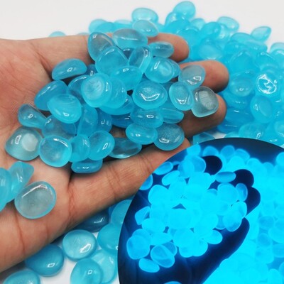 448B kültéri világító kő kertek kavicsok akvárium dekoráció természetes kristályok szikla