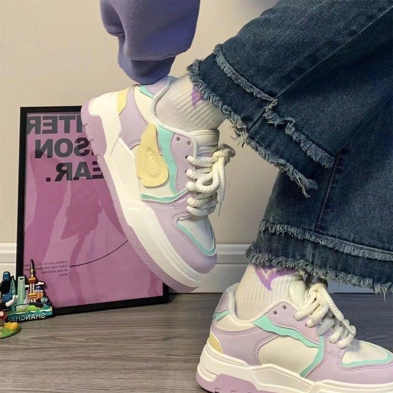 Ženske plave tenisice Modne platformske vulkanizirane cipele Brand Designer Djevojačke ulične cipele za skejtbord Ležerne teniske sportske cipele