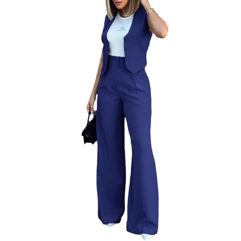 Amazonova prekogranična vanjskotrgovinska opskrba Europe i Amerike, moderan prsluk, prsluk, odijelo širokih nogavica, hlače, komplet za putovanje na posao