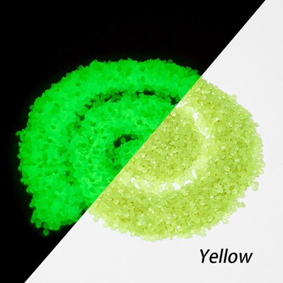 1000db/zsák Sötét kavicsban világító homok kő Otthoni kert kültéri ösvény gyep dekoráció akvárium dekor 3-5mm