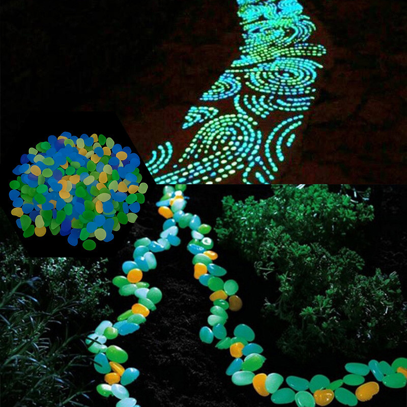 25/50 kom. Svjetleći kamenčići koji svijetle u mraku Kućni akvarij Teglica za cvijeće Dekoracija vrtne staze Dekoracija kaldrme