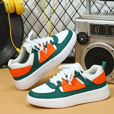 Маратонки Мъжки Дамски плоски дишащи спортни обувки за бягане Джогинг Ходене Спортни маратонки