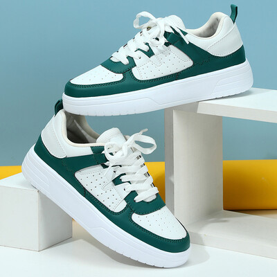 Маратонки Мъжки Дамски плоски дишащи спортни обувки за бягане Джогинг Ходене Спортни маратонки