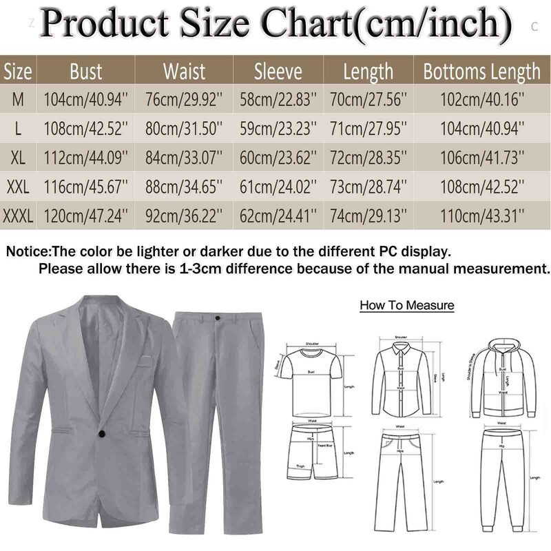 Ανδρική φόρμα 2 τεμαχίων Κομψή, μονόχρωμη φόρμα με ένα κουμπί, μονόπλευρη φόρμα για πάρτι, Σετ παντελόνι, μονόπλευρη κλασική φόρμα για επίσημη περίσταση