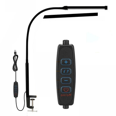 LED nakts galda galda lampas USB uzlādējama lasīšanas lampiņa ar skavu biroja naktsgaldiņam Guļamistabas piederumi