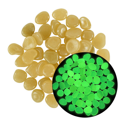 25/50 buc. Pietre luminoase Pietricele Piscină în aer liber Alee alea Terasă Peluză Grădină Pietre strălucitoare Pietricele Decor Strălucire în întuneric