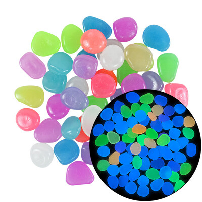 25/50 buc. Pietre luminoase Pietricele Piscină în aer liber Alee alea Terasă Peluză Grădină Pietre strălucitoare Pietricele Decor Strălucire în întuneric