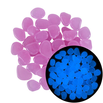 25/50 buc. Pietre luminoase Pietricele Piscină în aer liber Alee alea Terasă Peluză Grădină Pietre strălucitoare Pietricele Decor Strălucire în întuneric