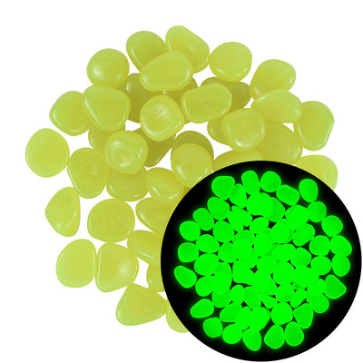 25/50 buc. Pietre luminoase Pietricele Piscină în aer liber Alee alea Terasă Peluză Grădină Pietre strălucitoare Pietricele Decor Strălucire în întuneric