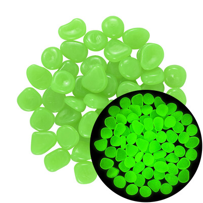 25/50 buc. Pietre luminoase Pietricele Piscină în aer liber Alee alea Terasă Peluză Grădină Pietre strălucitoare Pietricele Decor Strălucire în întuneric