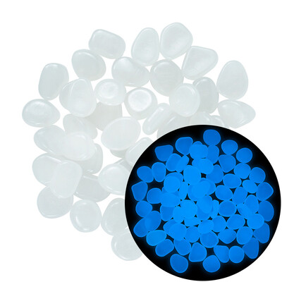 25/50 buc. Pietre luminoase Pietricele Piscină în aer liber Alee alea Terasă Peluză Grădină Pietre strălucitoare Pietricele Decor Strălucire în întuneric