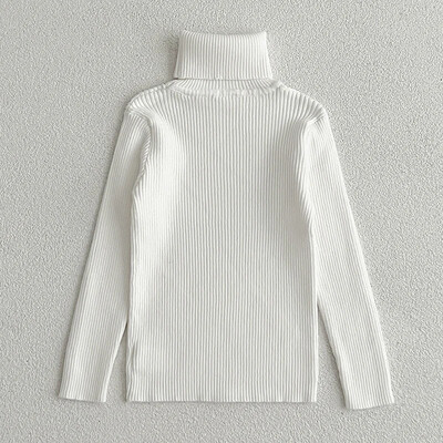 Pleteni džemperi s dolčevitima za bebe Zimska odjeća za djevojčice Dječji puloveri za dječake Pleteni puloveri za malu djecu Znojna pamučna odjeća za bebe