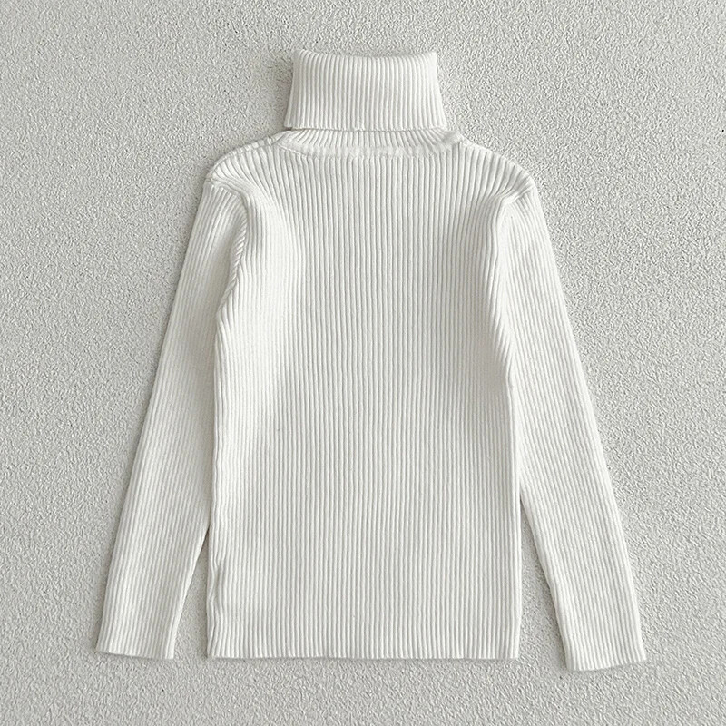 Pleteni džemperi s dolčevitima za bebe Zimska odjeća za djevojčice Dječji puloveri za dječake Pleteni puloveri za malu djecu Znojna pamučna odjeća za bebe