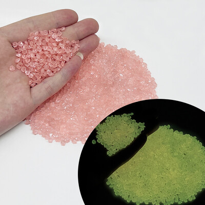 1000 db Mini világító kövek kerti kültéri dekorációhoz, sötétben világít, színes kavicsos szikla otthoni akvárium dekorációhoz barkácsolás