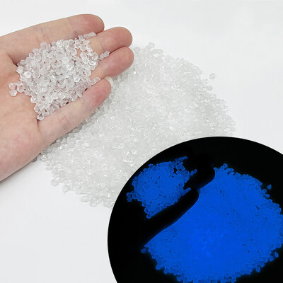 1000 db Mini világító kövek kerti kültéri dekorációhoz, sötétben világít, színes kavicsos szikla otthoni akvárium dekorációhoz barkácsolás