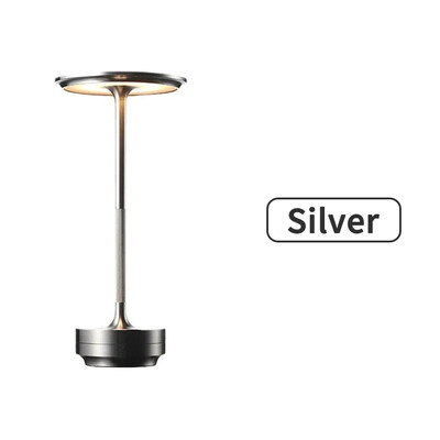 LED-taaslaetav puutetundlik metallist laualamp hämardav atmosfäär Retro restorani baari laualamp ümbritseva valguse kaunistus öövalgus