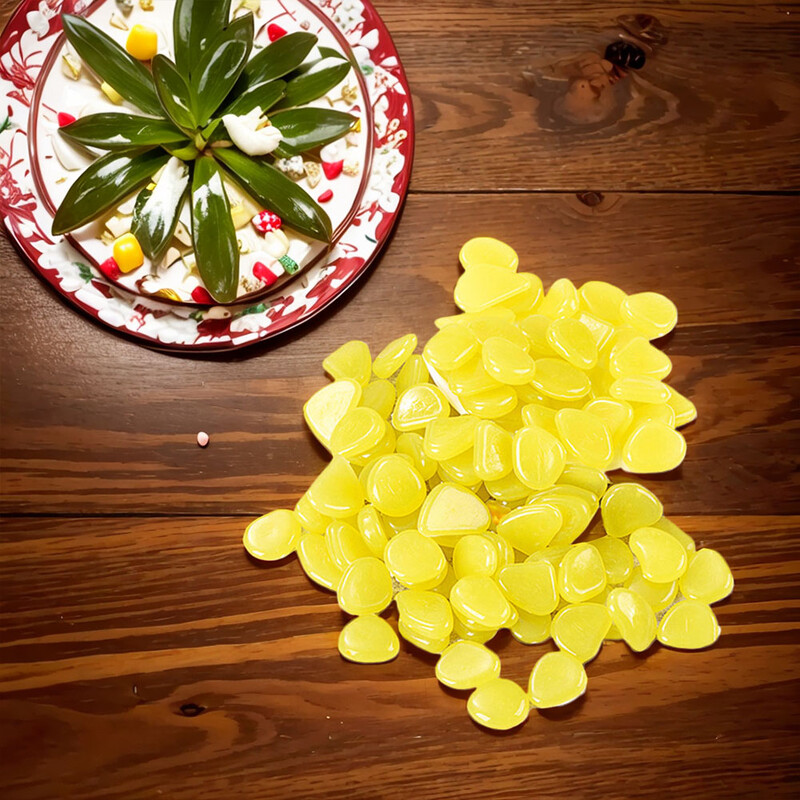 100 buc Pietre strălucitoare în întuneric Pietriș multifuncțional Pietre strălucitoare Pietrele Pietricele reutilizabile pentru grădină și curte