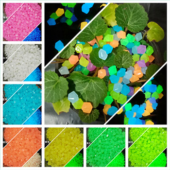 100Pcs Luminous Stones Home Garden Aquarium Landscaping Glow in the Dark Pebbles