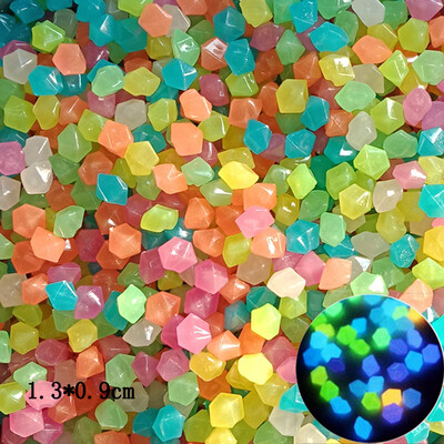 50/100/200Pcs Φωτεινή Πέτρινη Διακόσμηση Κήπου Βότσαλα Λάμψη σε Φωτεινή Διακοσμητικά Βότσαλα Διακόσμηση ενυδρείου εξωτερικού χώρου δεξαμενής ψαριών