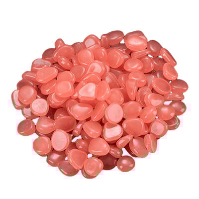 100 komada vanjskog ukrasnog kamenja, višenamjenskog kamenčića koji svijetli u mraku, svjetlećeg kamenja, kamenja, kamenčića za vrtnu terasu